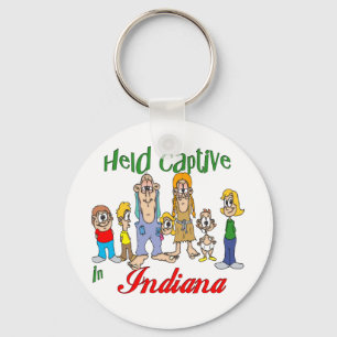 Gevangen in Indiana Sleutelhanger