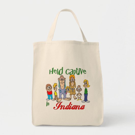 Gevangen in Indiana Tote Bag (Voorkant)