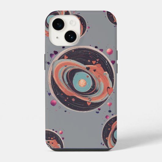 💖🌠 "Gevangen in je baan" iPhone Hoesje (Achterkant)