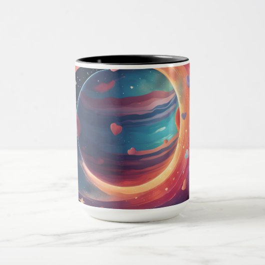 💖🌠 "Gevangen in je baan" Mok (Midden)