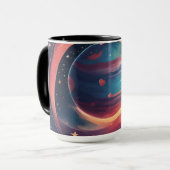 💖🌠 "Gevangen in je baan" Mok (Voorkant links)