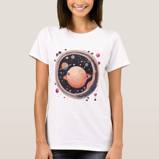 💖🌠 "Gevangen in je baan" T-shirt (Voorkant)