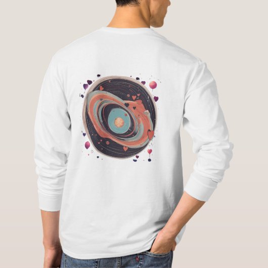 💖🌠 "Gevangen in je baan" T-shirt (Achterkant)