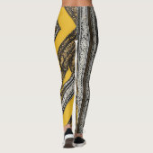Gevangen in Mustard AI-Leggings Leggings (Achterkant)