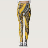 Gevangen in Mustard AI-Leggings Leggings (Voorkant)