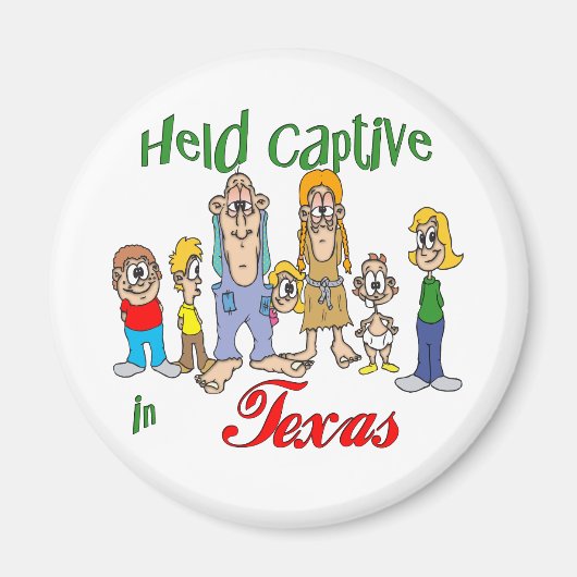 Gevangen in Texas Magneet (Voorkant)