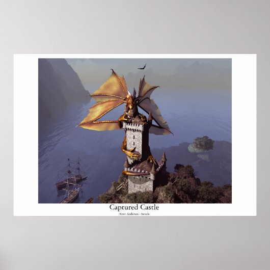 Gevangen kasteel poster (Voorkant)