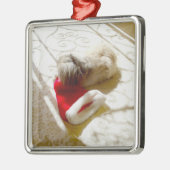 Gevangen Kerstman Metalen Ornament (Links)