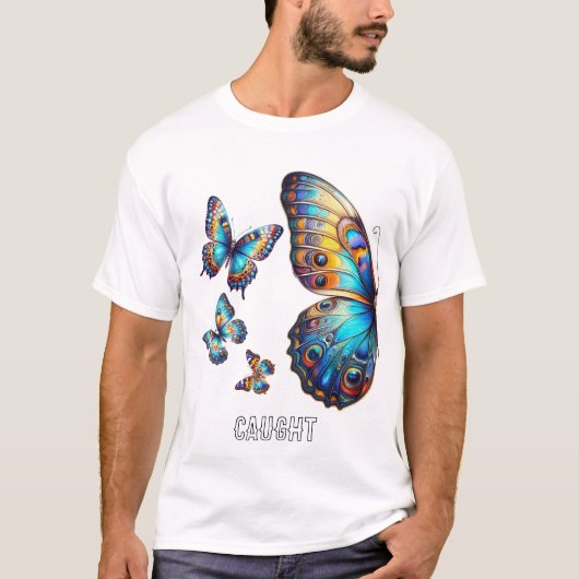 Gevangen vlinders t-shirt (Voorkant)