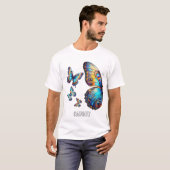 Gevangen vlinders t-shirt (Voorkant volledig)