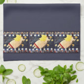 Gevangend kerstangel Handhanddoek Theedoek (Gevouwen)