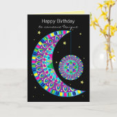 Gevangendag Speciaal iemand Kaleidoscoop Abstract Kaart (Gele Bloem)