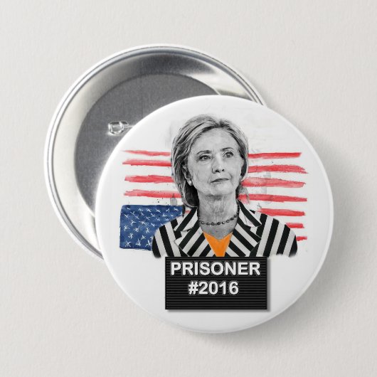 Gevangene #2016 ronde button 7,6 cm (Voorkant /achterkant)