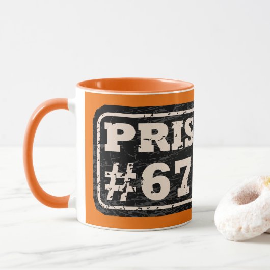 Gevangene 67 Meme Mok (Met donut)