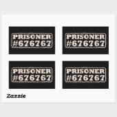 Gevangene 67 Meme Rechthoekige Sticker (Vel)