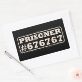 Gevangene 67 Meme Rechthoekige Sticker (Envelop)
