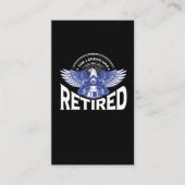 Gevangene aangehouden politiefunctionaris in ruste visitekaartje (Voorkant)