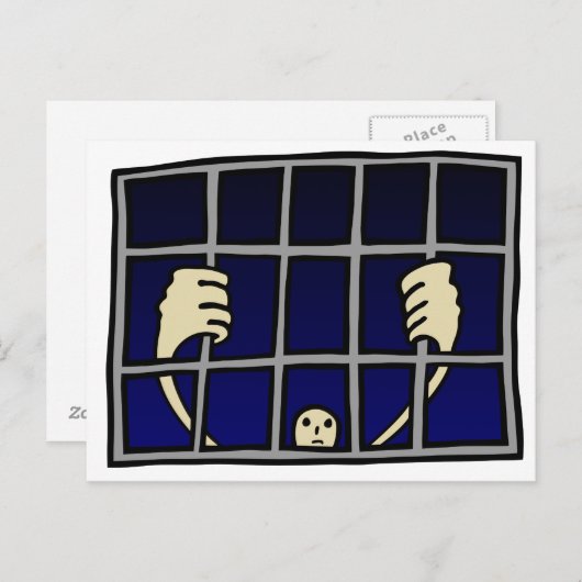 gevangene briefkaart (Voorkant / Achterkant)