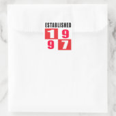 Gevangene Design van 1997 Vierkante Sticker (Tas)