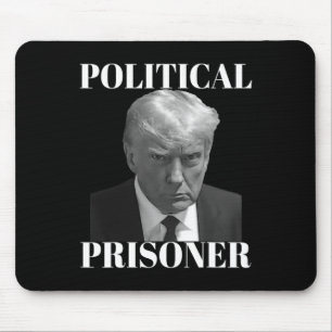 Gevangene Donald J. Trump Black & Camp; Witte Mugs Muismat