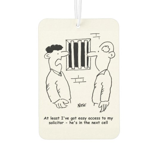 Gevangene heeft gemakkelijk toegang tot solicitor luchtverfrisser (Achterkant)