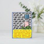 Gevangene in de gevangenis heeft geen Wallpaper no Briefkaart (Staand voorkant)