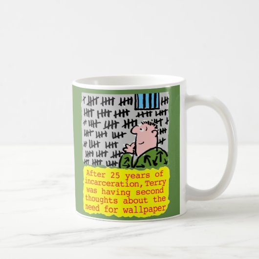 Gevangene in de gevangenis heeft geen Wallpaper no Koffiemok (Rechts)