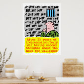 Gevangene in de gevangenis heeft geen Wallpaper no Poster (Keuken)