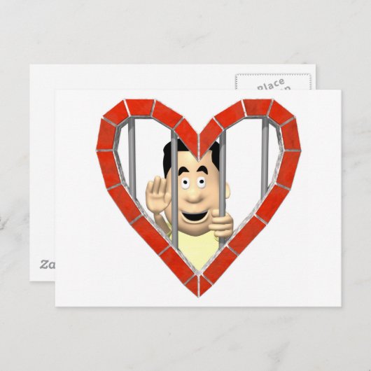 Gevangene Kaart van de Liefde (Voorkant / Achterkant)