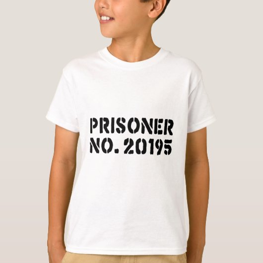 Gevangene Nr. 20195 T-shirt (Voorkant)