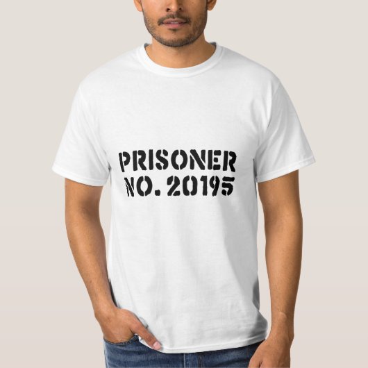 Gevangene nr. 20195 t-shirt (Voorkant)