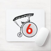 Gevangene nummer 6 muismat (Met muis)