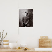 Gevangene Portrait, 1865.  foto Poster (Keuken)