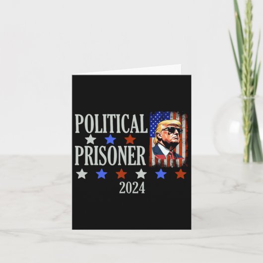 Gevangene Trump 2024 Kaart (Voorkant)