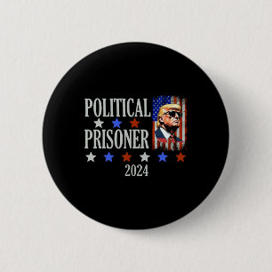 Gevangene Trump 2024 Ronde Button 5,7 Cm