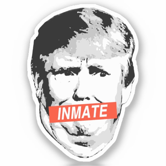 Gevangene Trump Sticker (Voorkant)