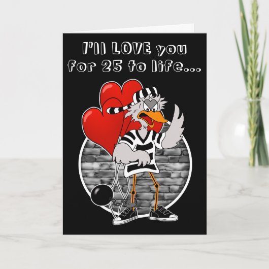 Gevangene Valentijnsdag Kaart (Voorkant)