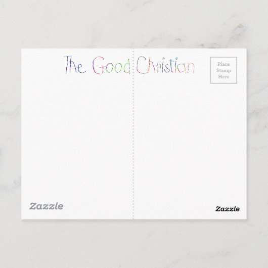 Gevangene van de hoop briefkaart (Achterkant)