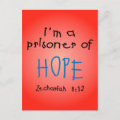 Gevangene van de hoop briefkaart (Voorkant)
