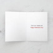 Gevangene van je liefde Grappig Feestdagen Kaart (Binnen)