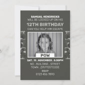 Gevangene van War Threaded Escape Room, Birthday P Kaart (Voorkant)