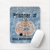 Gevangene van werk muismat (Met muis)