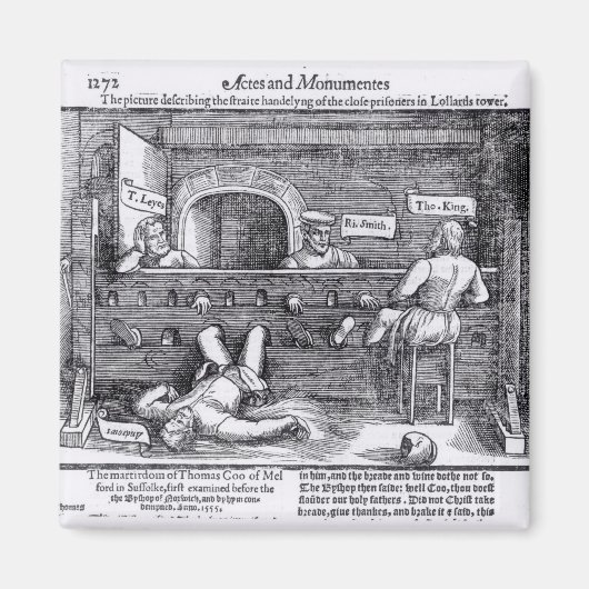 Gevangenen in de Lollards Tower Magneet (Voorkant)