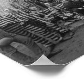  gevangenen in gestreepte uniformen - 1889 poster (Hoek)