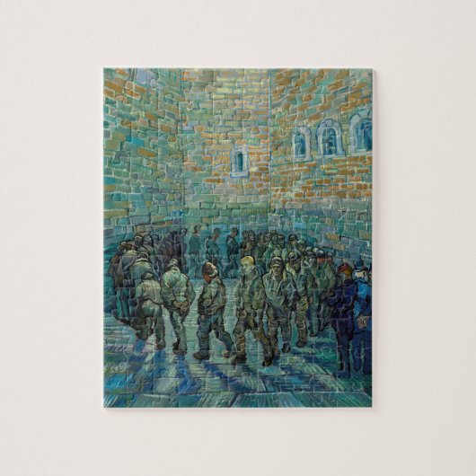 Gevangenen oefenen door Vincent Van Gogh Legpuzzel (Verticaal)