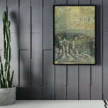 Gevangenen oefenen door Vincent van Gogh Poster<br><div class="desc">Gevangenen die (na Dore) (ook bekend als de Gevangenen Ronde) (1890) door Vincent van Gogh worden geoefend, is een schilderij van de Post Impressionisme, dat in het dagelijks leven goed is. Gezinnen en een directeur in een gevangenis met de mannen die rondlopen in een kring op een kloosterplein die hun...</div>