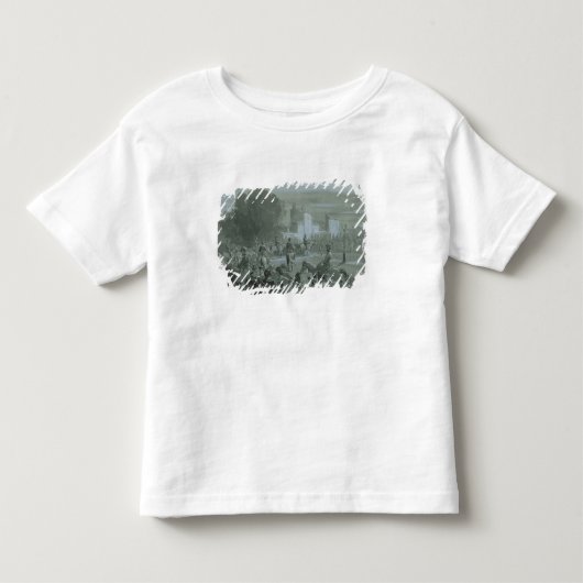 Gevangenen van de Communard Escorted to Versailles Kinder Shirts (Voorkant)