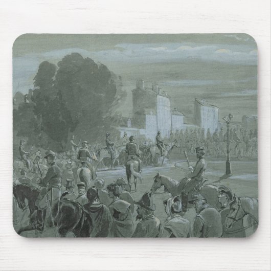 Gevangenen van de Communard Escorted to Versailles Muismat (Voorkant)