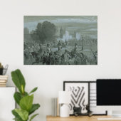 Gevangenen van de Communard Escorted to Versailles Poster (Thuiskantoor)