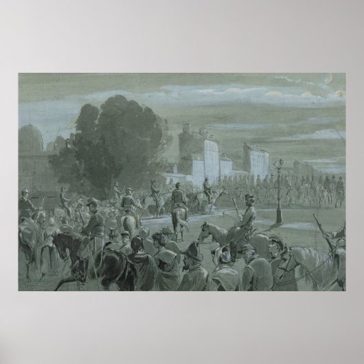 Gevangenen van de Communard Escorted to Versailles Poster (Voorkant)